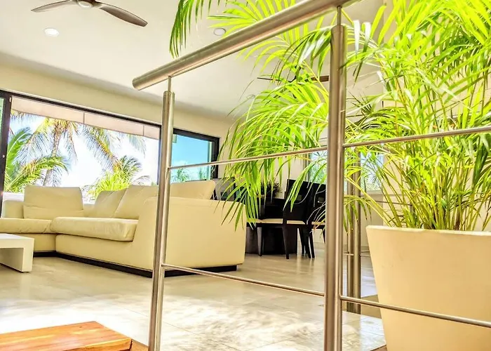 Modern Pool Ocean Views Terrace Bbq Vista Real Villa Playa del Carmen